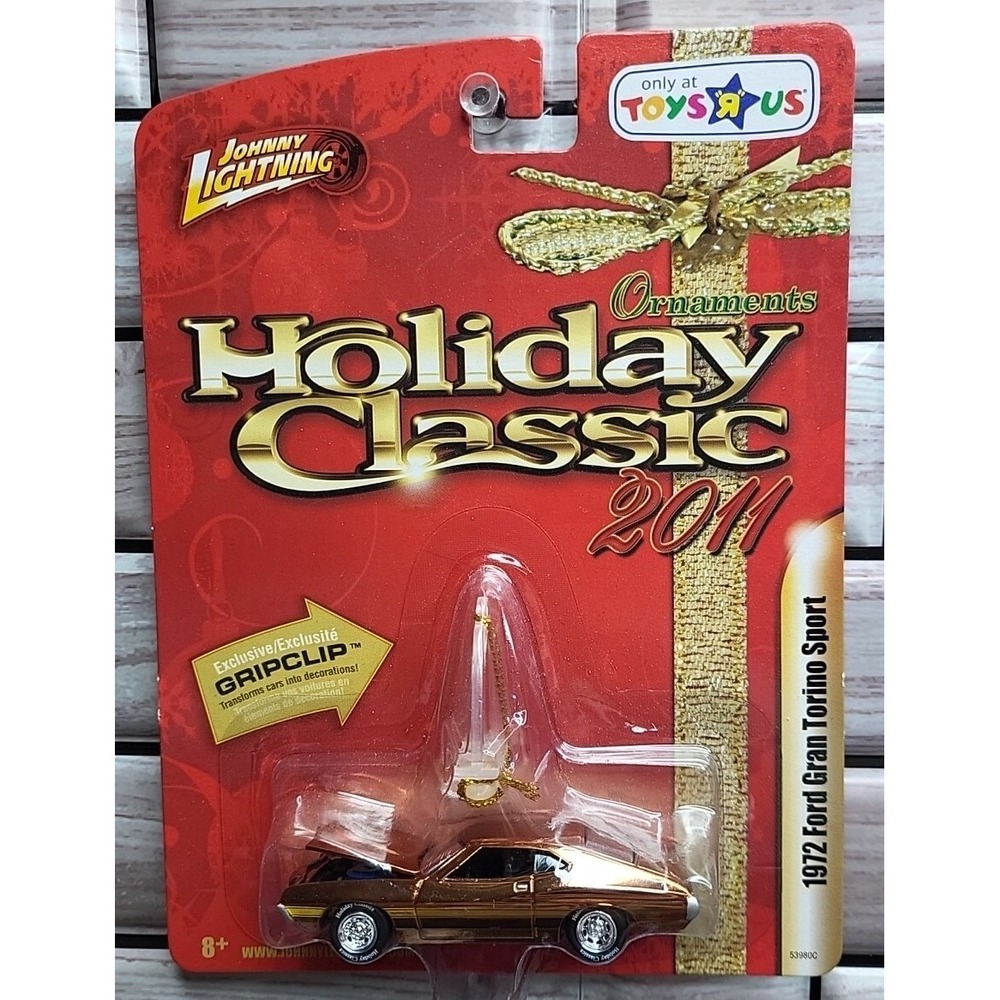 Johnny Lightning Holiday Classic 1972 Ford Gran Torino Sport Ornament TOYS R US